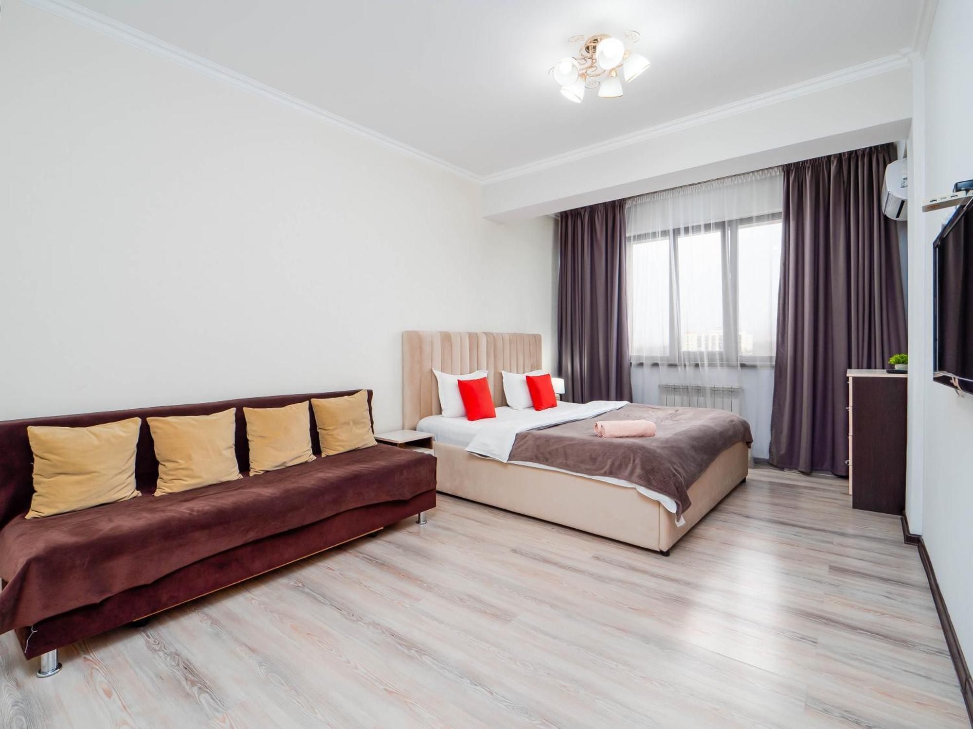 Appartments " Zhetysu-4" 알마티 외부 사진